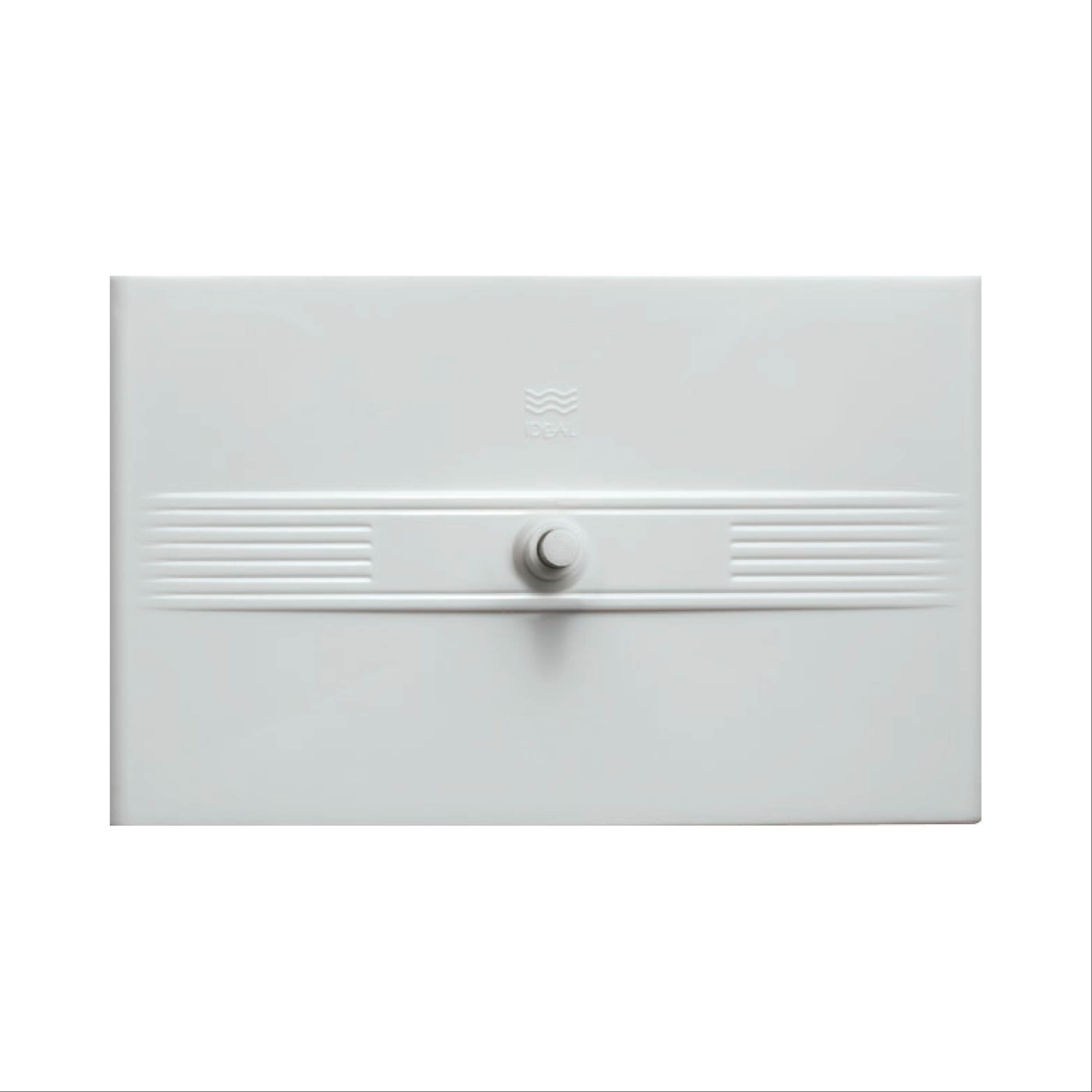 Sobretapa Blanca  Con Pulsador Plástico