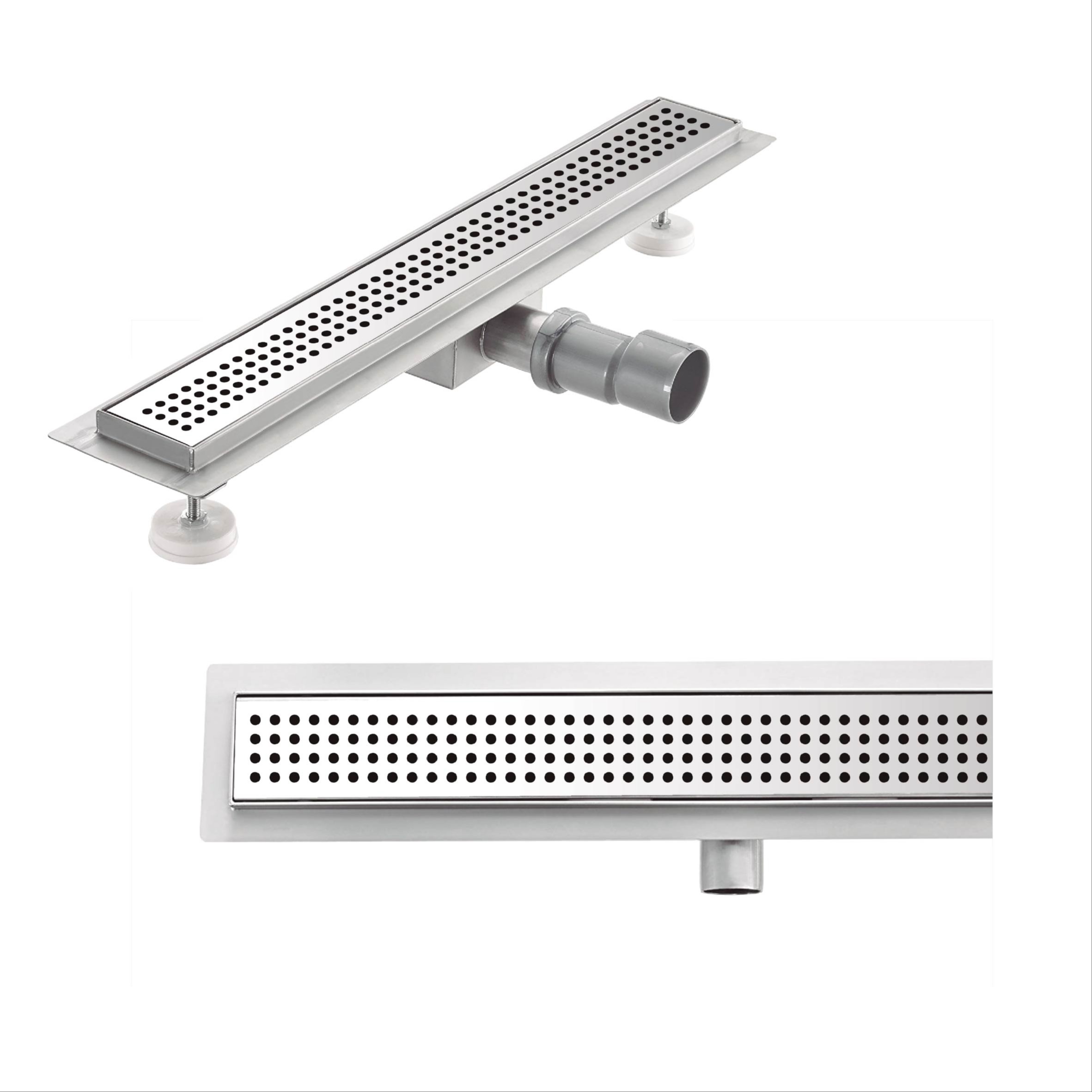 Desagüe Lineal Circulo Acero Inox. 70cm